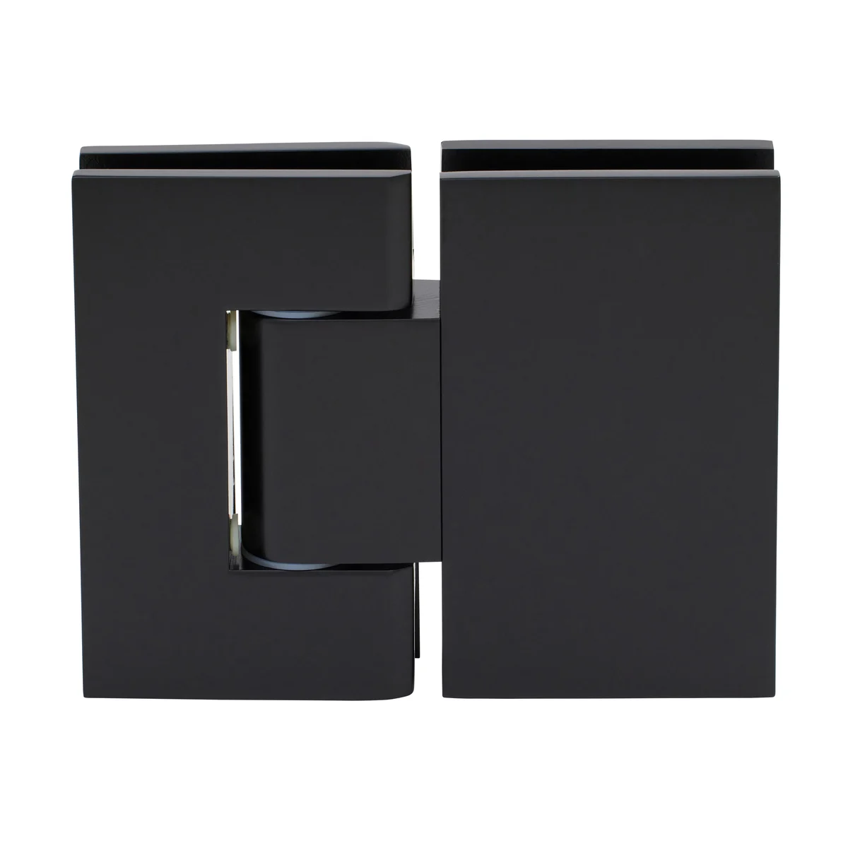 Glass to Glass Shower Door Hinge 180°: Geneva 380 Adjustable, Matte Black – CRL GEN380MBL