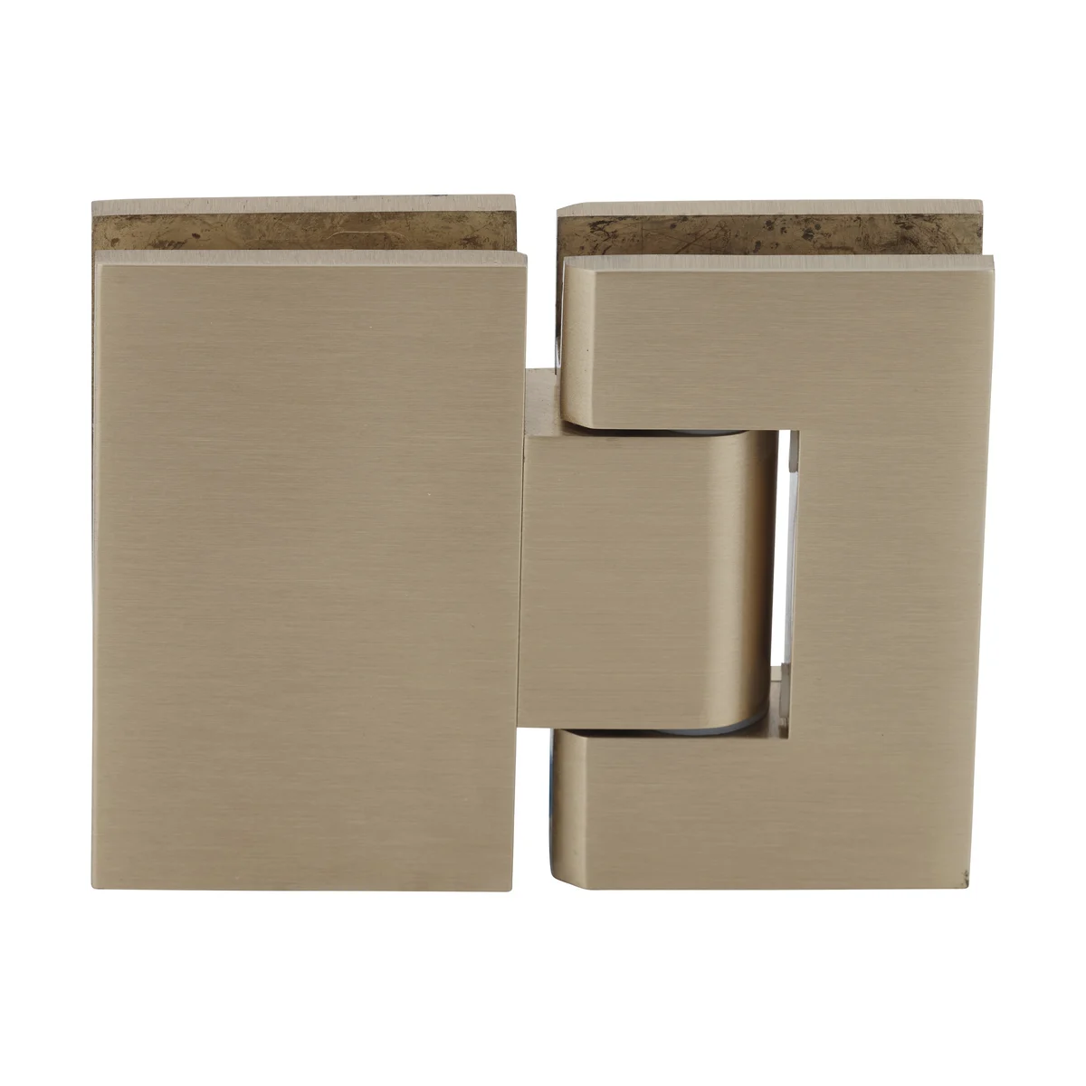 Glass to Glass Shower Door Hinge 180°: Geneva 380 Adjustable, Satin Brass – CRL GEN380SB