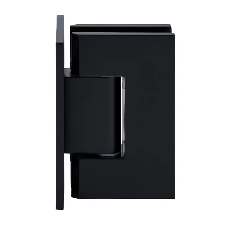 Shower Door Hinge: Geneva 537 5° Pre-Set Wall Mount, Full Back Plate, Matte Black – CRL GEN537MBL