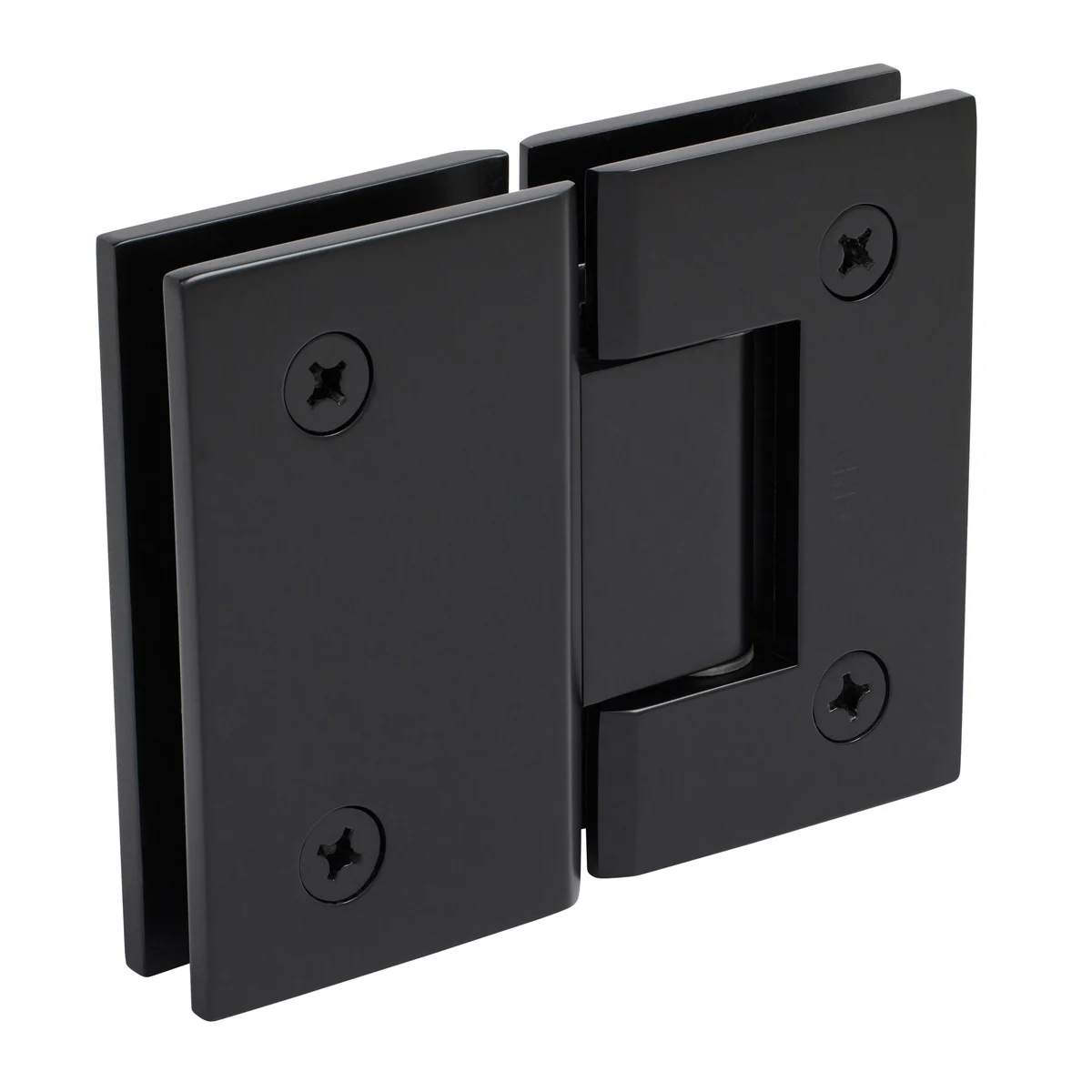 Glass to Glass Shower Door Hinge 180°: Geneva 580 5° Pre-Set, Matte Black – CRL GEN580MBL, photo 3