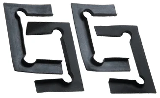 CRL GENGK1 Shower Door Hinge Gasket Kit – Geneva, Black with Fin