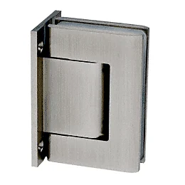 Shower Door Hinge: Vernon Oil Dynamic Wall Mount, Full Back Plate, Satin Nickel – CRL H8010BTSN, photo 2