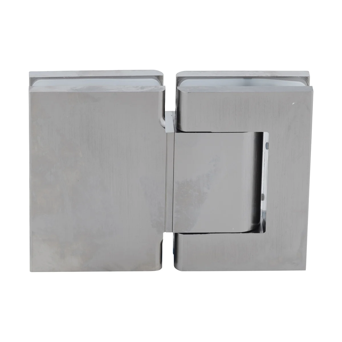 Glass to Glass Shower Door Hinge 180°: Vernon Oil Dynamic, Satin Nickel – CRL H8015BTSN, photo 2