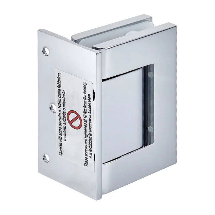 CRL H8211BTCH Shower Door Hinge – Vernon Wall Mount, Offset Back Plate