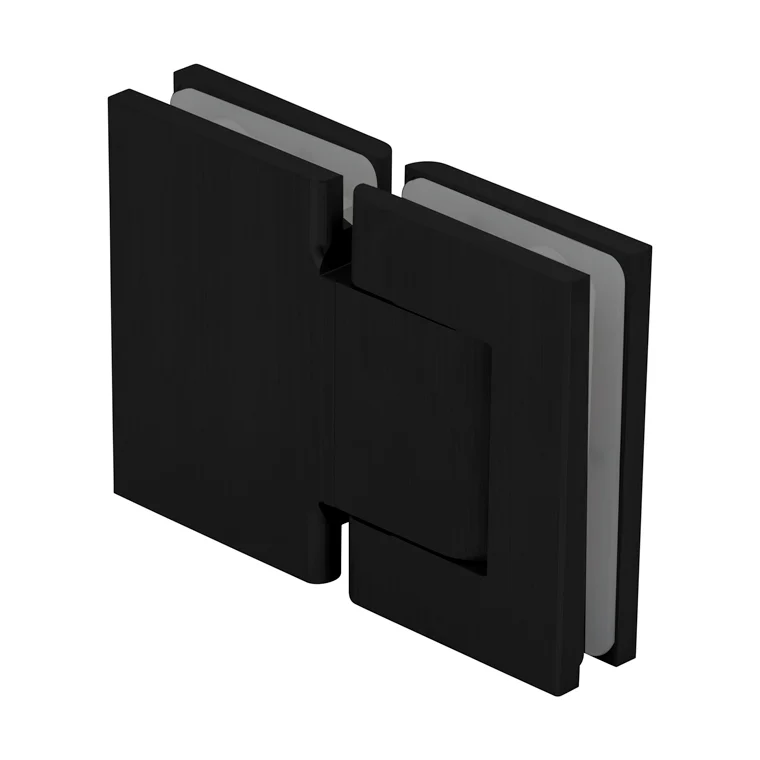 Glass to Glass Shower Door Hinge 180°: Vernon Oil Dynamic, Matte Black – CRL H8215BTMBL