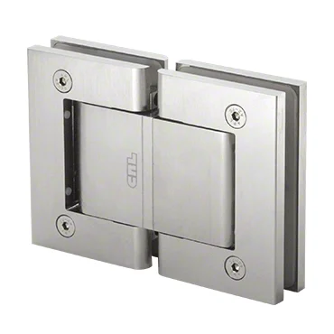 Glass to Glass Shower Door Hinge 180°: Vernon Oil Dynamic, Satin Anodized – CRL H8215BTSA