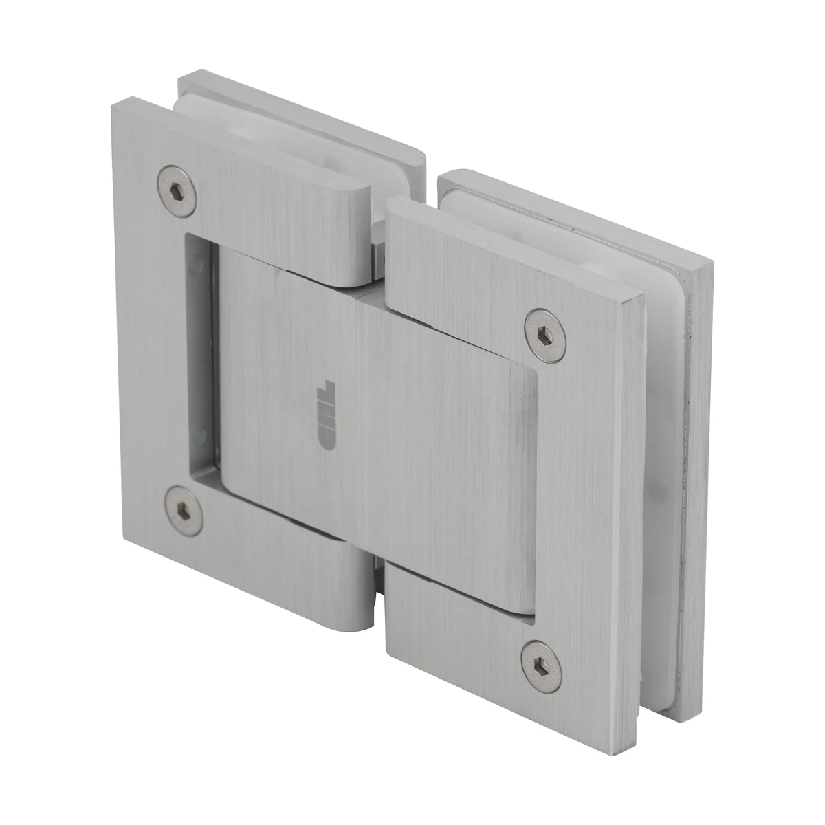 Glass to Glass Shower Door Hinge 180°: Vernon Oil Dynamic, Satin Anodized – CRL H8215BTSA, photo 3