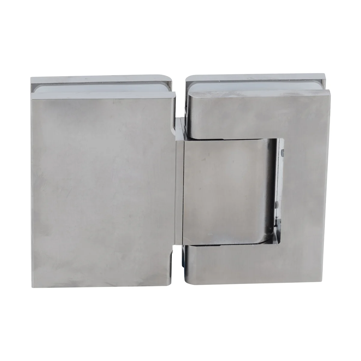 Glass to Glass Shower Door Hinge 180°: Vernon Oil Dynamic, Satin Nickel – CRL H8215BTSN, photo 2