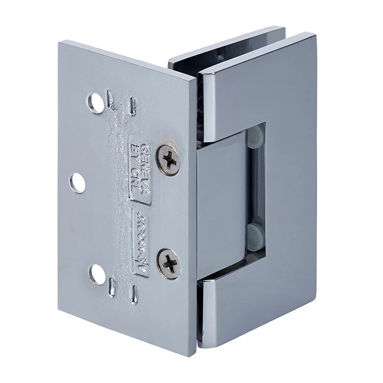 CRL JRG044CH Shower Door Hinge – Junior Geneva 044 Wall Mount, Offset Back Plate