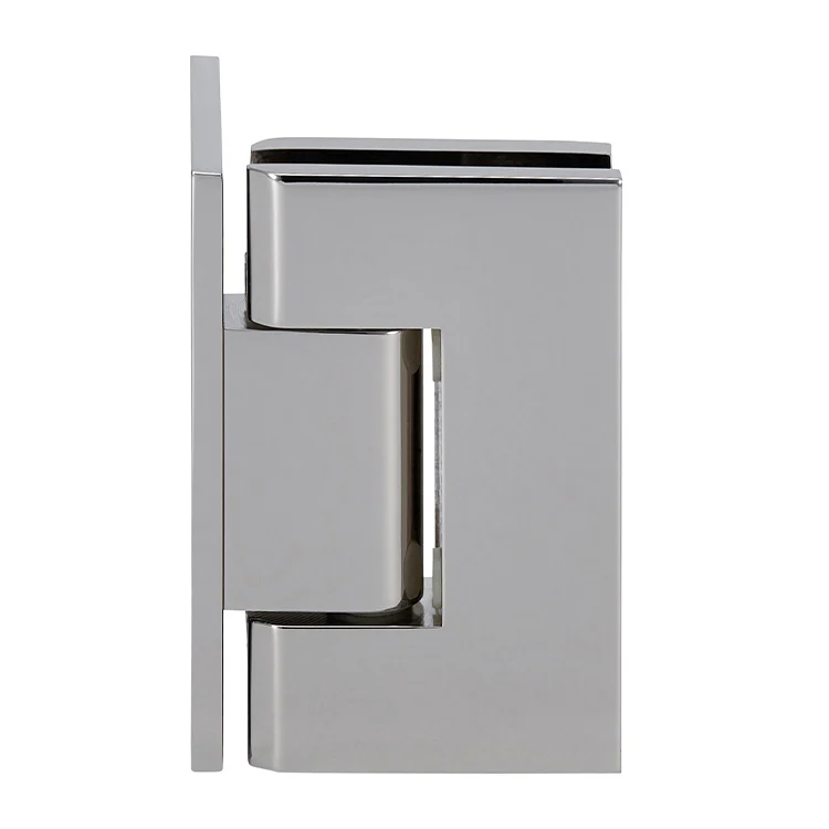 Shower Door Hinge: Junior Geneva 044 Wall Mount, Offset Back Plate, Polished Nickel – CRL JRG044PN, photo 3