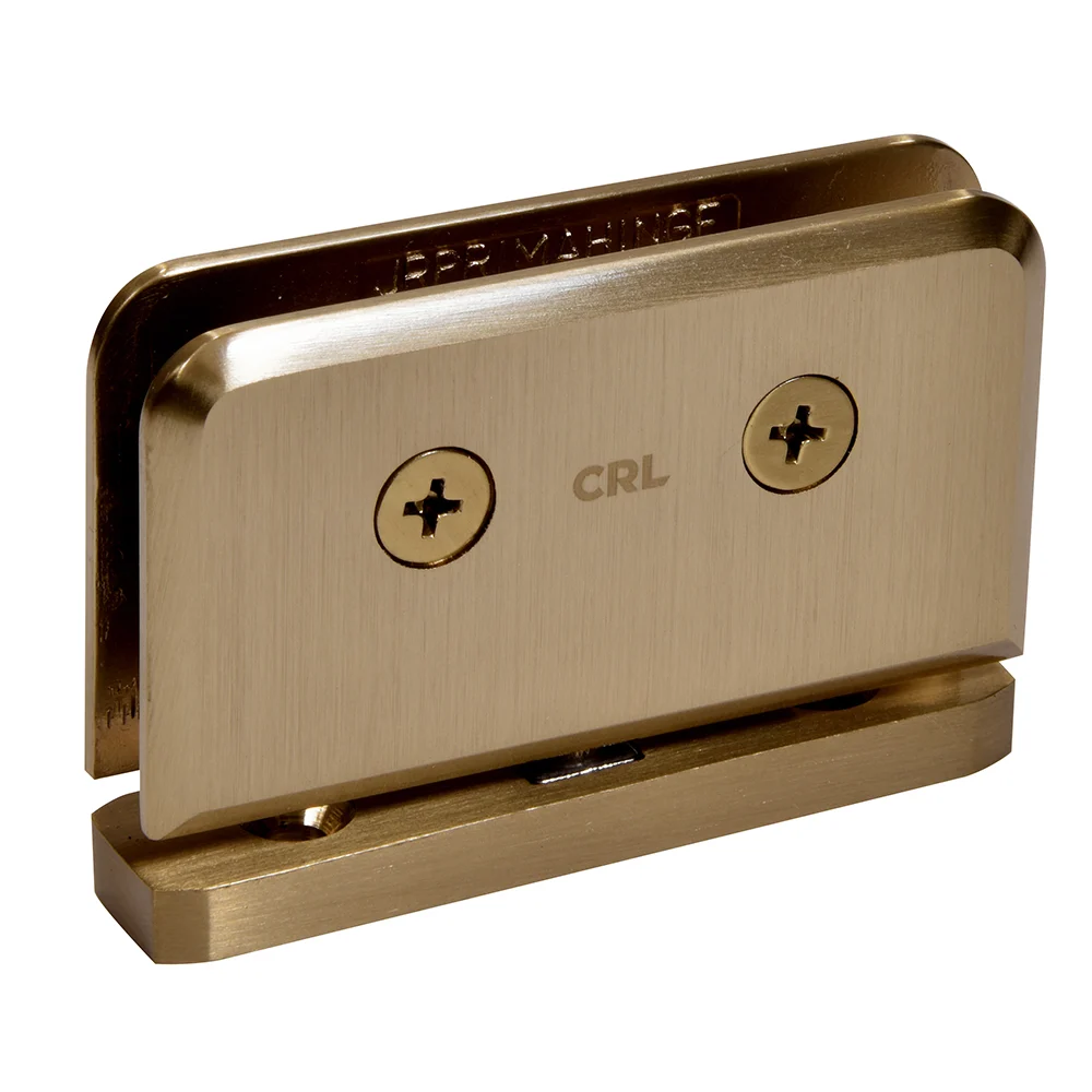Pivot Shower Door Hinge: Junior Prima 01 Top or Bottom Mount, Brushed Bronze – CRL JRPPH01BBRZ, photo 3
