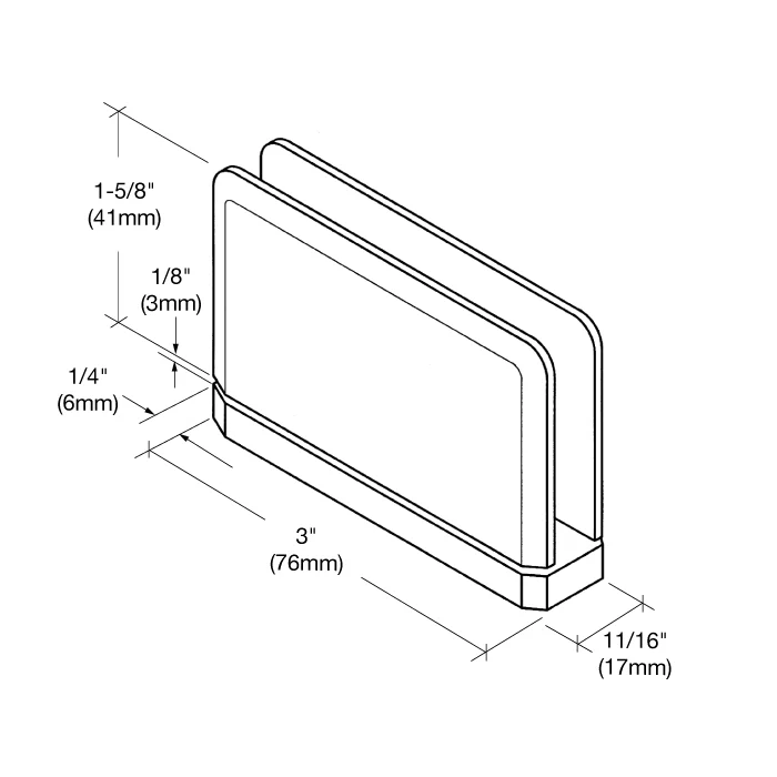 Pivot Shower Door Hinge: Junior Prima 01 Top or Bottom Mount, Satin Brass – CRL JRPPH01SB, photo 4