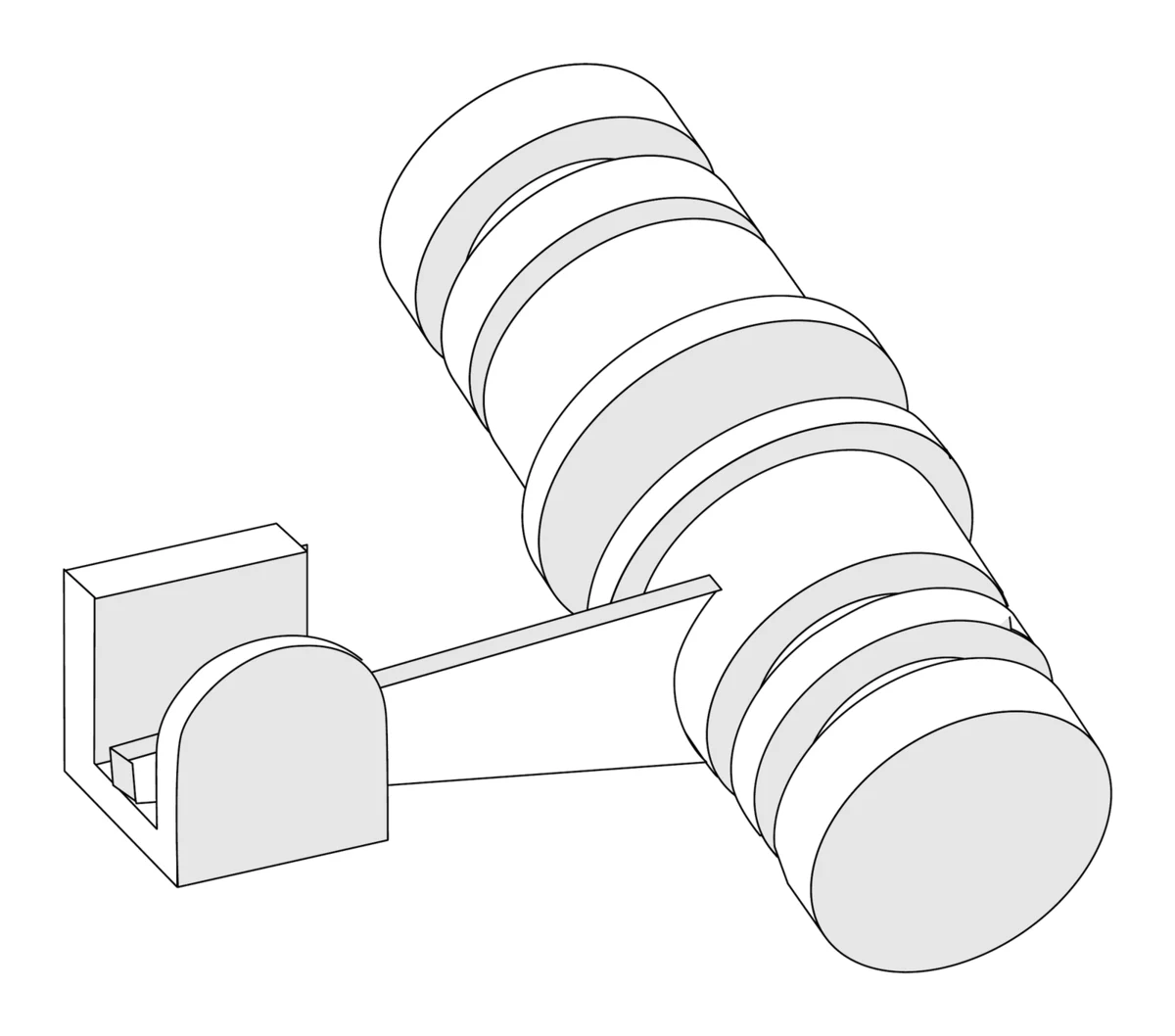 Shower Door 180 Degree Knob Latch, Brushed Nickel – CRL LAT001BN, photo 2