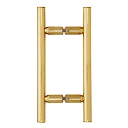Shower Door 6" Ladder Style Back-to-Back Pull Handle, Polished Brass – CRL LP6X6BR