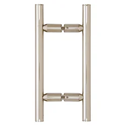 Shower Door 6" Ladder Style Back-to-Back Pull Handle, Polished Nickel – CRL LP6X6PN