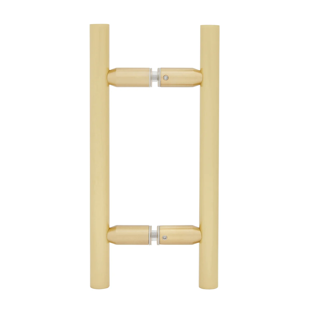 Shower Door 6" Ladder Style Back-to-Back Pull Handle, Satin Brass – CRL LP6X6SB, photo 2