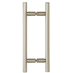 Shower Door 8" Ladder Style Back-to-Back Pull Handle, Brushed Nickel – CRL LP8X8BN