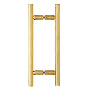 Shower Door 8" Ladder Style Back-to-Back Pull Handle, Polished Brass – CRL LP8X8BR