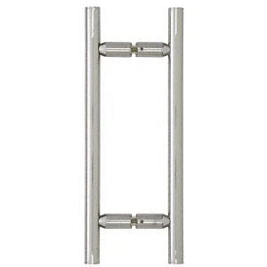 CRL LP8X8CH 8" Ladder Style Back-to-Back Pull Handle