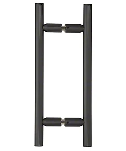 Shower Door 8" Ladder Style Back-to-Back Pull Handle, Matte Black – CRL LP8X8MBL