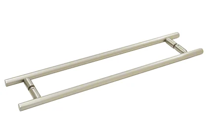 Glass Shower Door 18" Back-to-Back Ladder Style Towel Bar, Brushed Nickel – CRL LTB18X18BN