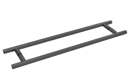 Glass Shower Door 18" Back-to-Back Ladder Style Towel Bar, Matte Black – CRL LTB18X18MBL