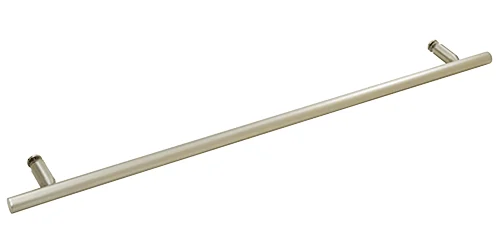Glass Shower Door 24" Single-Sided Ladder Style Towel Bar, Brushed Nickel – CRL LTB24BN