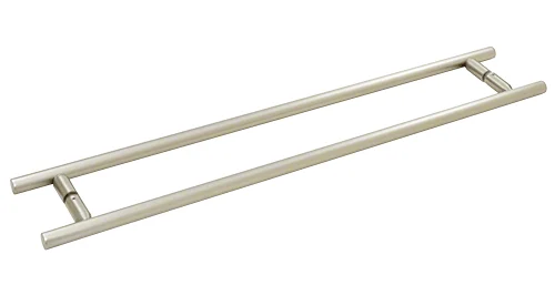 Glass Shower Door 24" Back-to-Back Ladder Style Towel Bar, Brushed Nickel – CRL LTB24X24BN