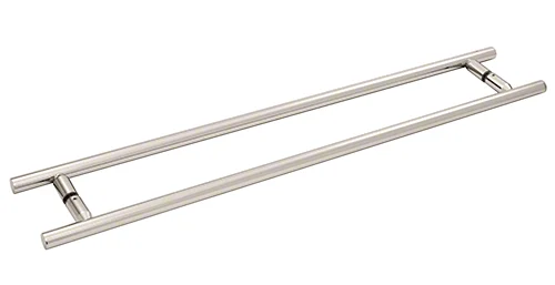 Glass Shower Door 24" Back-to-Back Ladder Style Towel Bar, Polished Nickel – CRL LTB24X24PN
