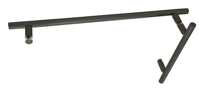 Glass Shower Door 8" Pull Handle and 18" Ladder Style Towel Bar Set, Matte Black – CRL LTB8X18MBL