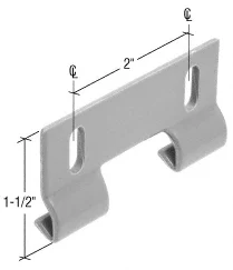 CRL M6191 Sliding Shower Door Hook Guide (2-Pack)