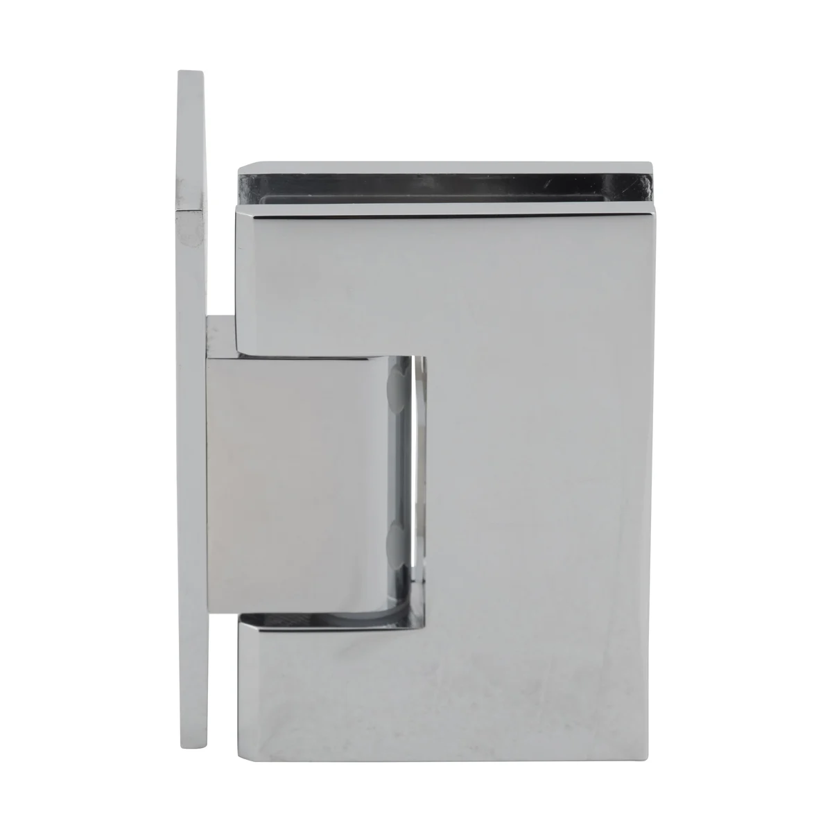 CRL Shower Door Hinge – Melbourne 044 Wall Mount, Offset Back Plate, Polished Chrome