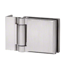 Shower Door Hinge: Mini, L Plate, Brushed Nickel – CRL MH1LBN