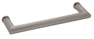 Glass Shower Door 18" Mitered Corner Single-Sided Towel Bar, Brushed Nickel – CRL MT18BN