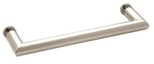 Glass Shower Door 18" Mitered Corner Single-Sided Towel Bar, Polished Nickel – CRL MT18PN