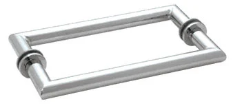 CRL 18" Mitered Corner Back-to-Back Towel Bar, Polished Chrome