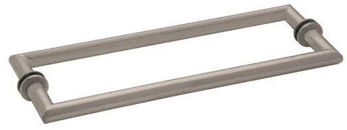 Glass Shower Door 24" Back-to-Back Mitered Towel Bar, Brushed Nickel – CRL MT24X24BN