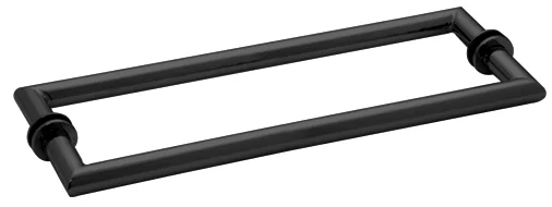 Glass Shower Door 24" Back-to-Back Mitered Towel Bar, Matte Black – CRL MT24X24MBL