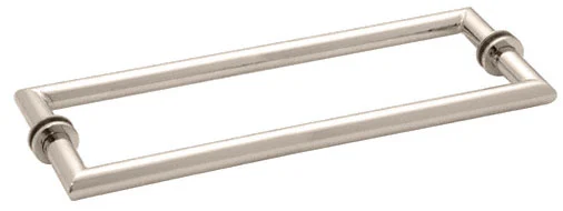 Glass Shower Door 24" Back-to-Back Mitered Towel Bar, Polished Nickel – CRL MT24X24PN