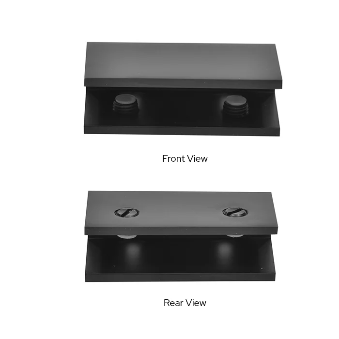 Shower Glass No-Drill Fixed Panel Glass Clamp, Oil Rubbed Bronze – CRL NDC40RB