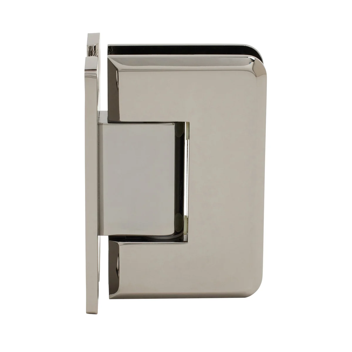 Shower Door Hinge: Pinnacle 037 Wall Mount, H Back Plate, Gun Metal – CRL P1N037GM