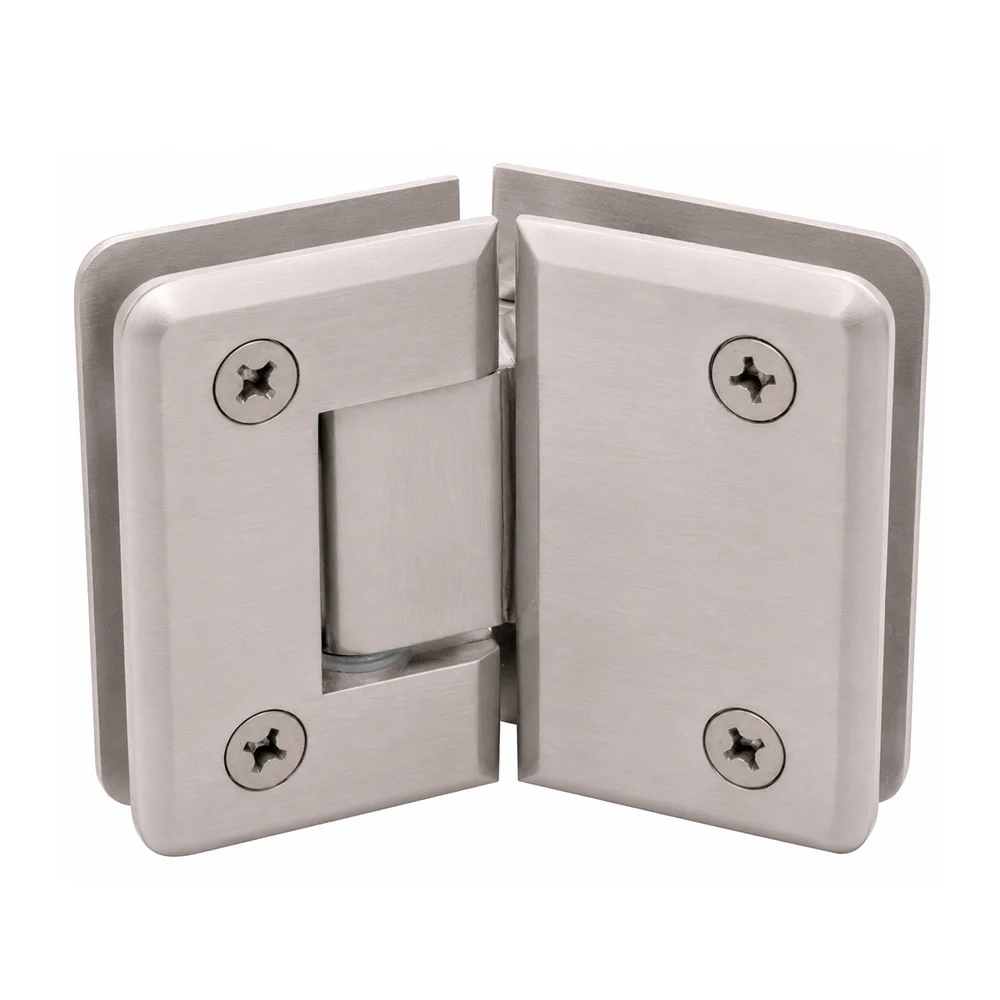 Glass to Glass Shower Door Hinge 135°: Pinnacle 045, Brushed Nickel – CRL P1N045BN