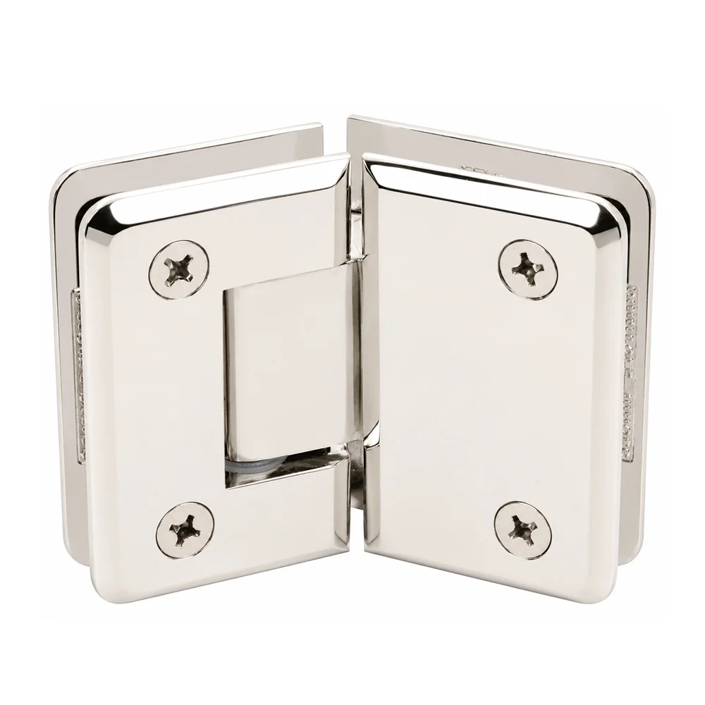 Glass to Glass Shower Door Hinge 135°: Pinnacle 045, Polished Nickel – CRL P1N045PN