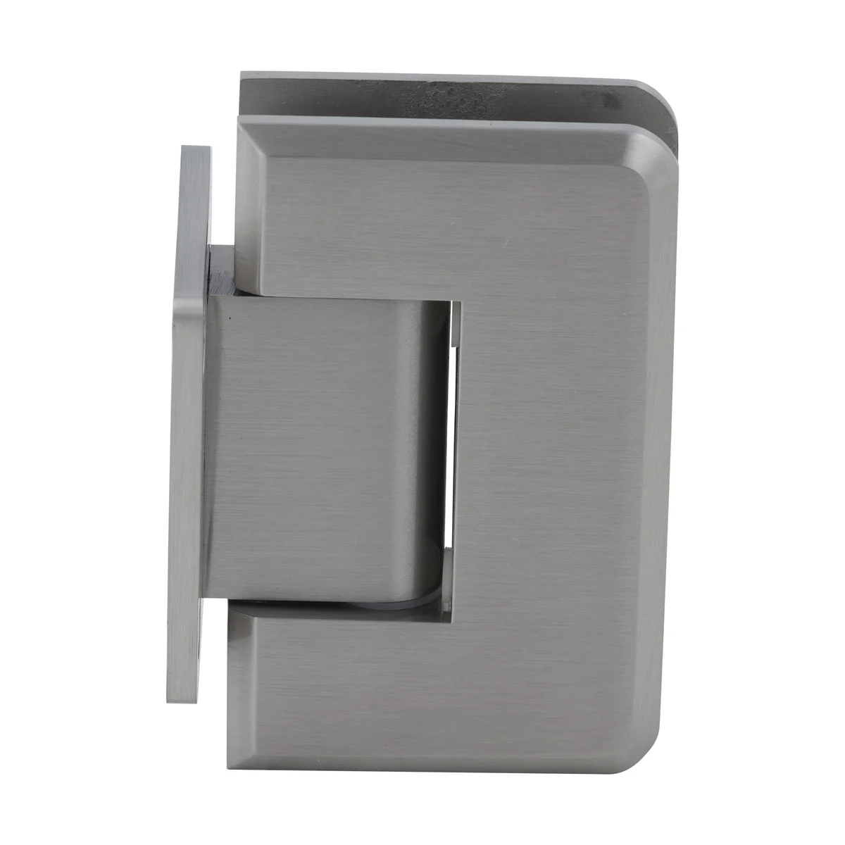 Shower Door Hinge: Pinnacle 074 Wall Mount, Short Back Plate, Brushed Nickel – CRL P1N074BN