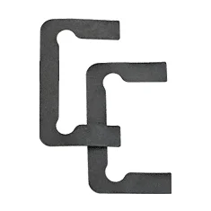 CRL Shower Door Hinge Gaskets – Pinnacle, 2.5 mm for 5/16" Glass, Black