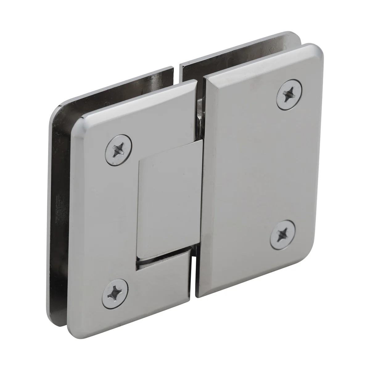Glass to Glass Shower Door Hinge 180°: Pinnacle 180, Polished Nickel – CRL P1N180PN, photo 2