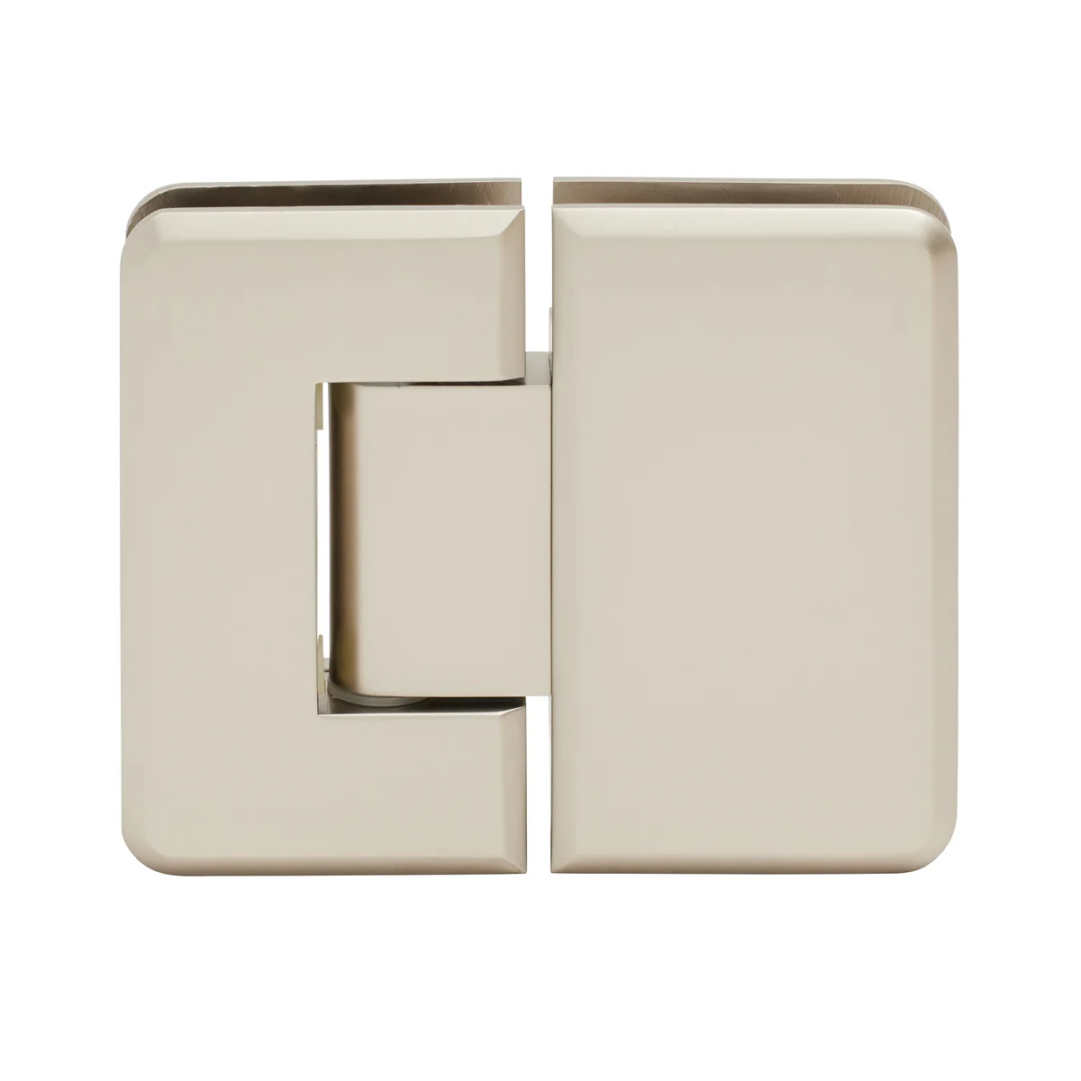 Glass to Glass Shower Door Hinge 180°: Pinnacle 180, Satin Nickel – CRL P1N180SN, photo 2