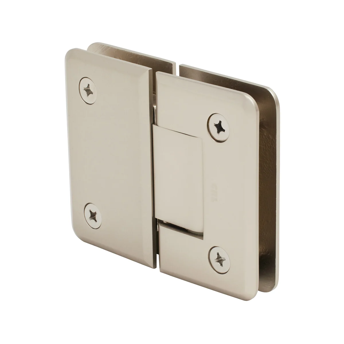 Glass to Glass Shower Door Hinge 180°: Pinnacle 180, Satin Nickel – CRL P1N180SN, photo 3