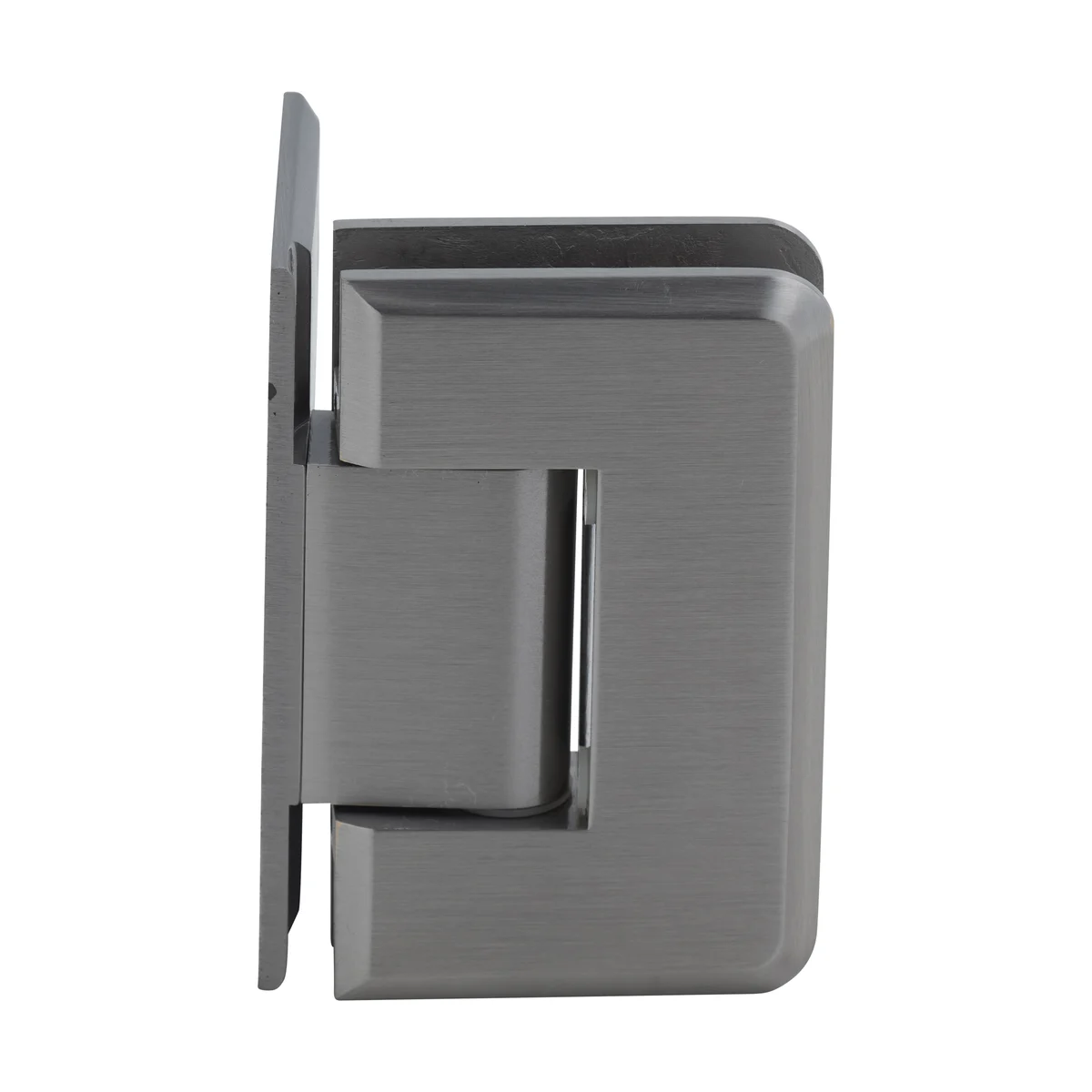 Shower Door Hinge: Pinnacle 544 5° Pre-Set, Offset Back Plate, Brushed Nickel – CRL P1N544BN, photo 3