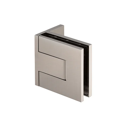 Shower Door Hinge: Palermo 044 Adjustable, Offset Back Plate, Brushed Nickel – CRL PAL044BN, photo 2